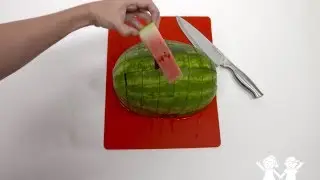 No Mess Watermelon Hack
