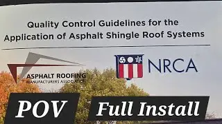 POV install roof shingles with Milwaukee m18 nailer #shingles #FrenchieRoofer