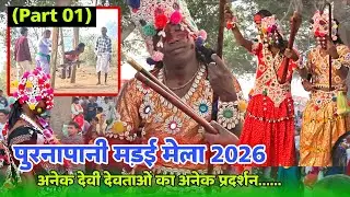पहली बार कैमरे में 😲 देवी-देवताओं का चमत्कारी स्टैंड | पुरनापानी मड़ाई मेला 2026