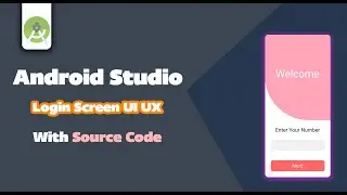 Modern Login Screen Design | Android UI UX | Android Studio