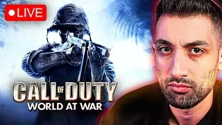 🔴 LIVE &ndash; Playing Call of Duty World at War Campaign for the FIRST Time 🤯