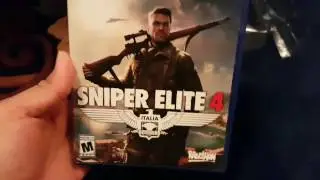 Sniper Elite 4 PS4 Unboxing 1080p