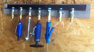 Quick Connect Air Tool Organizer