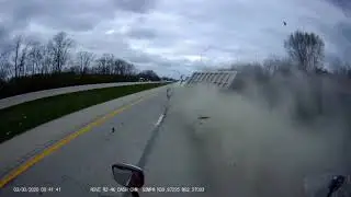 Dump truck blowout