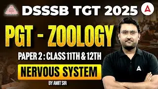 DSSSB TGT/PGT 2025 Biology Classes | DSSSB TGT/PGT Zoology | DSSSB Biology Nervous System