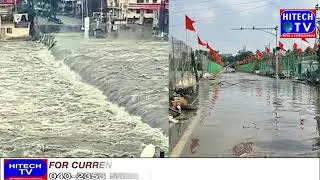 In Hyderabad, the two bridges of the Musa River, Musa Ram Bagh and Chadar Ghat, were closed  Traffic