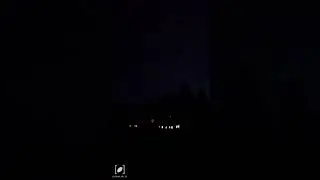 Multi-colored blinking lights moving in formations