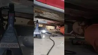 JACKSTAND FALLS OFF CAR #cars