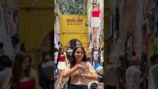 Pinterest Inspired outfit challenge from sarojini nagar market 👌 #fashion #shorts #ytshorts