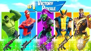 Испытание *СЛУЧАЙНОГО* БОССА MARVEL в Fortnite