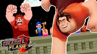 SSF2 MOD: Wreck-It Ralph Release + Stage! (Mighty Revolution)
