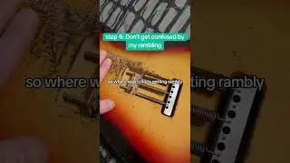 Guitar setup tips floating tremolo bridge full setup ramble
