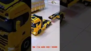 Xe đầu k&eacute;o chở h&agrave;ng | #dochoi #daukeo #laixe #yeuxe #treem #vuinhon #giaitri
