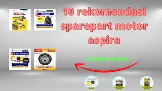 10 Sparepart motor aspira||kualitas boleh di adu.!!