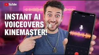 SOUNDS HUMAN?! - How to Add AI Voice in KineMaster Using the New Feature