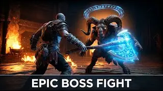 God of War 🔥 Intense Gameplay | Epic Fight Moment ⚔️