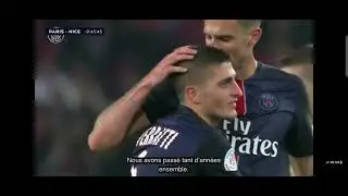 Hommage &agrave; Marco Verratti au parc des princes. 16 Sept 2023  PSG vs Nice. #MerciMarco #psg