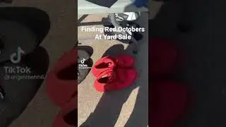 FINDING YEEZY RED OCTOBERS AT A YARD SALE😱#fypシ #nike #yeezy #red #october