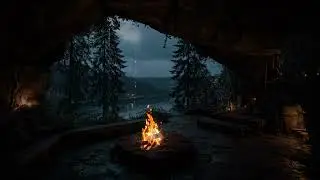 Deep Cave Rain Echoes and Soft Water Drops for Sleep Meditation and Inner Calm