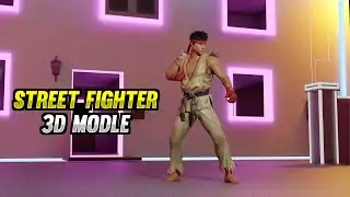 Street Fighter 3D Model #freefire #shorts #short l Basant Gaming l