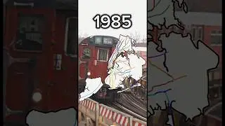 NYC Subway Evolution #mapping #nyc #subway #newyork #urban #history