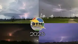 TOP 10 BEST LIGHTNING CAPTURES OF 2025 (Texas) - DTM Weather Videos 