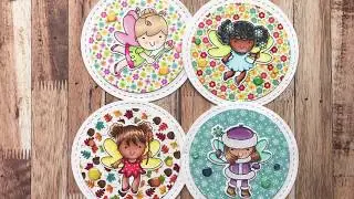 How To Make Circle Shaped Thank You Note Cards | Your Next Stamp | Stamp Create Repeat