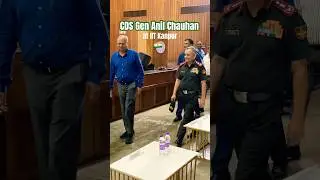 CDS Gen Anil Chauhan chief guest at IITK #iit #indianarmy #indianairforce #nda #ima #army #india