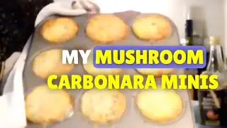 Mini #Carbonara party food