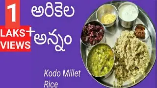 అరికెల అన్నం||Kodo millet rice
