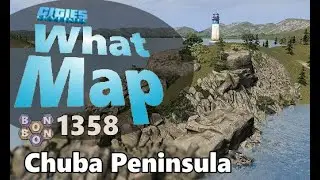#CitiesSkylines - What Map - Map Review 1358 - Chuba Peninsula