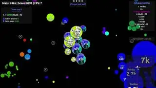 Agar.io // adanMaroto & Mart # Server Takeover 54 (EU)