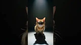 Its shadow moved first 😳 #aivideo #animalshorts #ai #cuteanimals #funnyanimals #loop