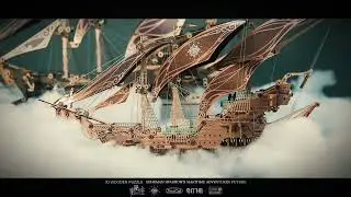 ROKRGEEK FUTURE PIRATE SHIP WOODEN 3D MODEL
