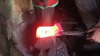 How to repair big axe // forging power hammer// Real blacksmith skills