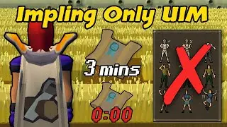 Getting 99 Construction Juggling Medium Clue Scrolls - Impling Only UIM (#49)