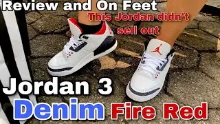 JORDAN 3 &ldquo;DENIM&rdquo; FIRE RED 🔥🔥 