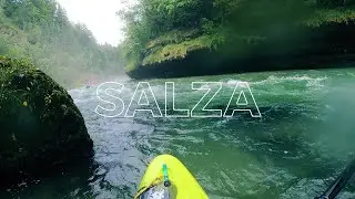 Kayaking on Salza river
