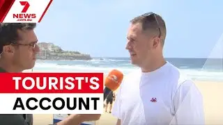 English tourist recounts horrifying experience during Bondi shooting | 7NEWS