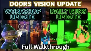 Roblox Doors Vision Update #1 & #2 (Full Walkthrough) #roblox #doors #update | Luca Party Legacy