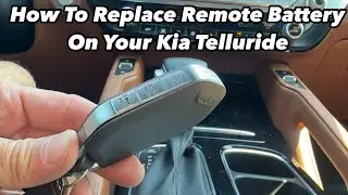 2025 Kia Telluride Remote key fob battery replacement 
