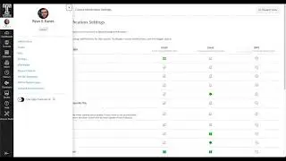 Adjusting email/SMS notifications in Canvas LMS