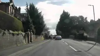 Driving Along Bromyard Road, The Homend & High Street, Ledbury, Herefordshire, England