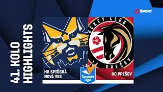 41. kolo: HK Spišská Nová Ves - HC Prešov 6:3 (1:1, 2:1, 3:1)