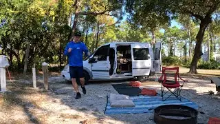 DR. JULIAN G. BRUCE St. George Island Florida #41 Site Setup AFT 2023 🔥🆙 #vanlife #travel  #florida