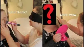Blindfolded Makeup Challenge! ft. My Friend Jammo