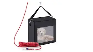 Dansydaisy Fire Evacuation Device Set Pets up to 55 Pounds Fire Emergency Evacuation Bag