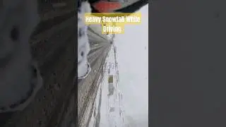 Heavy Snowfall In manali , Koksar While Driving | Manali Snowfall| Koksar Snowfall #manali #snowfall