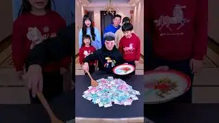 Cash Shoveling Challenge, take as much as you shovel!!! #NewYearGame #FamilyGame