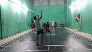 DOMAS Jr badminton Parigi karang benda.ari,Yosep vs nzep,ipong